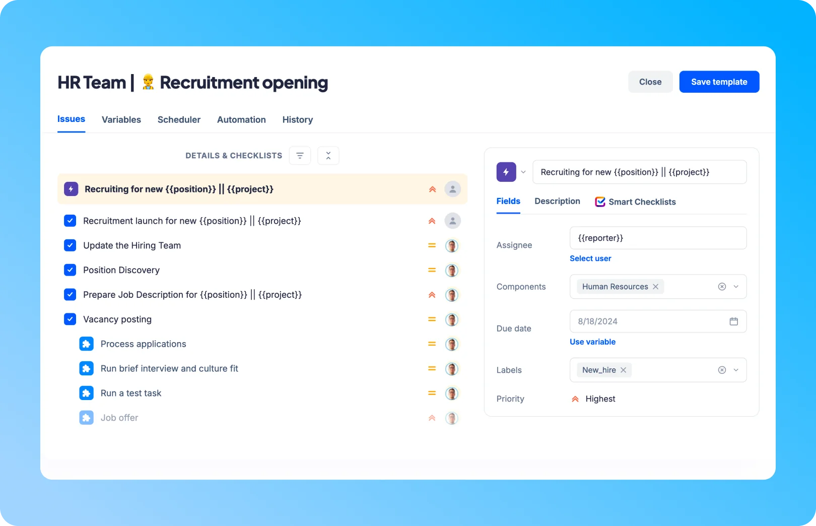 Recruitment